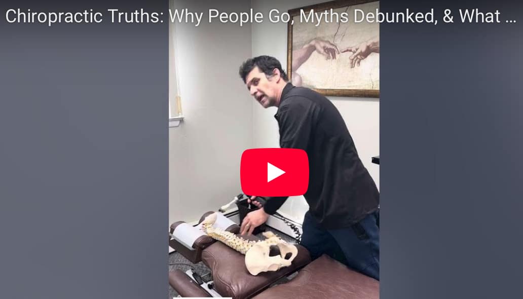 Chiropractor answering questions