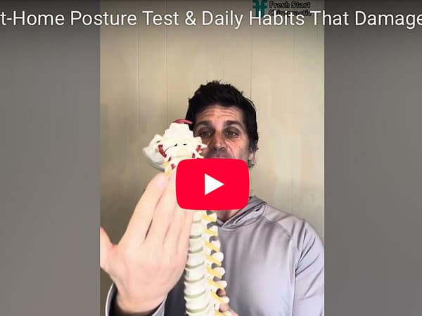 Simple At-Home Posture Test & Daily Habits That Damage Your Spine | How to Fix Back & Neck Pain